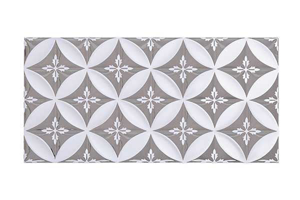 کاشی تک گل نیو پرنسس نقره ای