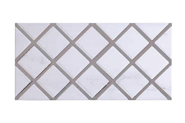 کاشی تک گل کاردان نقره ای کاشی تک گل کاردان نقره ای