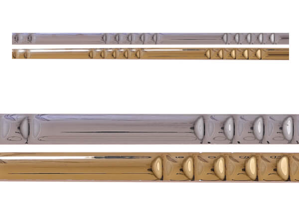 فیتیله سالید نقره ای - طلایی