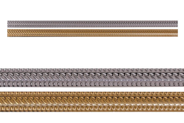 فیتیله راشل نقره ای - طلایی